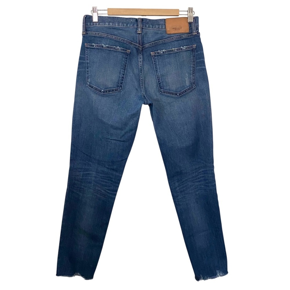 Moussy Vintage Tyrone Stretch Skinny Jeans Size 29 Medium Dark Wash - Picture 7 of 16